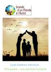 Illustration Cycle Ecriture : Etre parent, une aventure humaine 